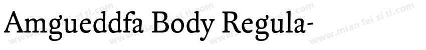 Amgueddfa Body Regula字体转换